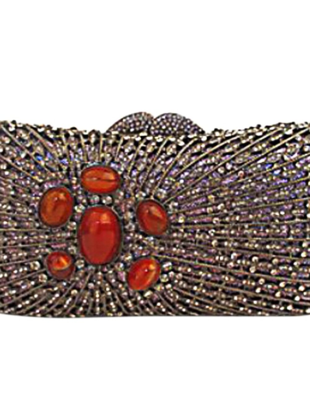 ✨ Metal Crystal Glasses PU Leatherette Evening Bag ✨